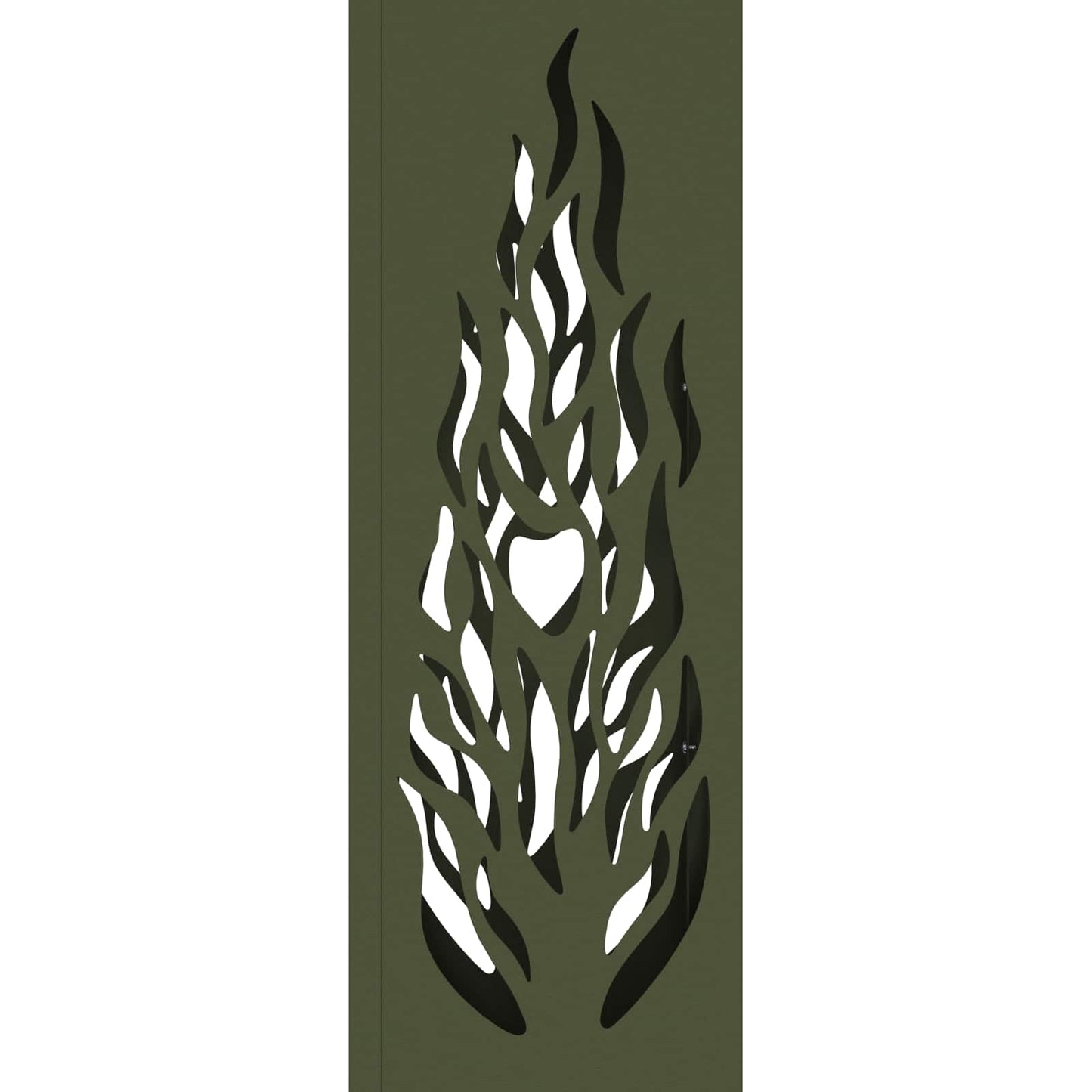 Solar LED Weg Licht 2 pcs Olive Grün Kalt gewalzter Stahl