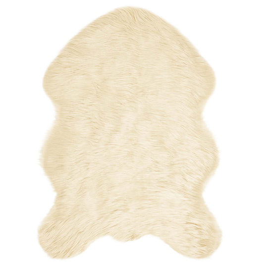 Kunstschaffell Teppich Tafalla Creme 60 x 90 cm Polyester