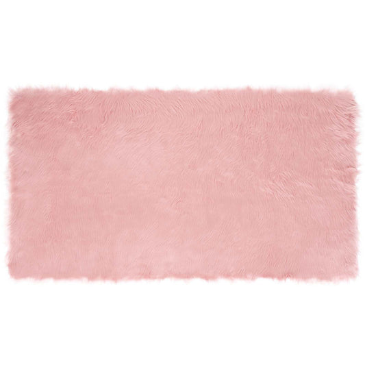 Kunstschaffell Teppich Tafalla Rosa 60 x 110 cm Polyester