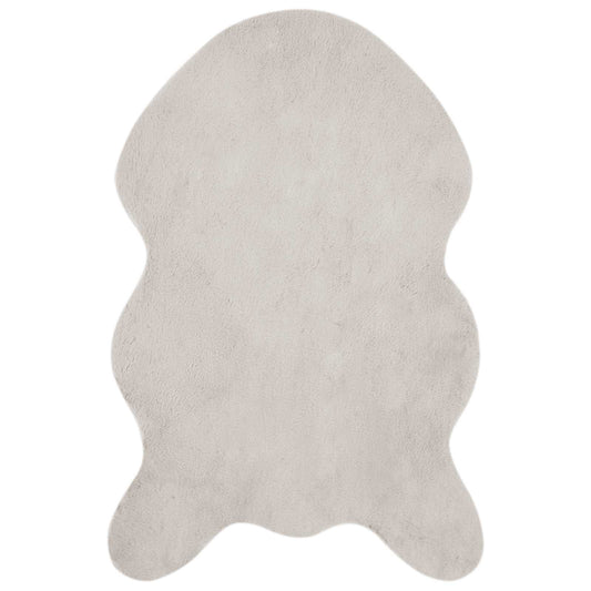 Kunstfell Hasen Teppich Olite Beige 60 x 90 cm Polyester