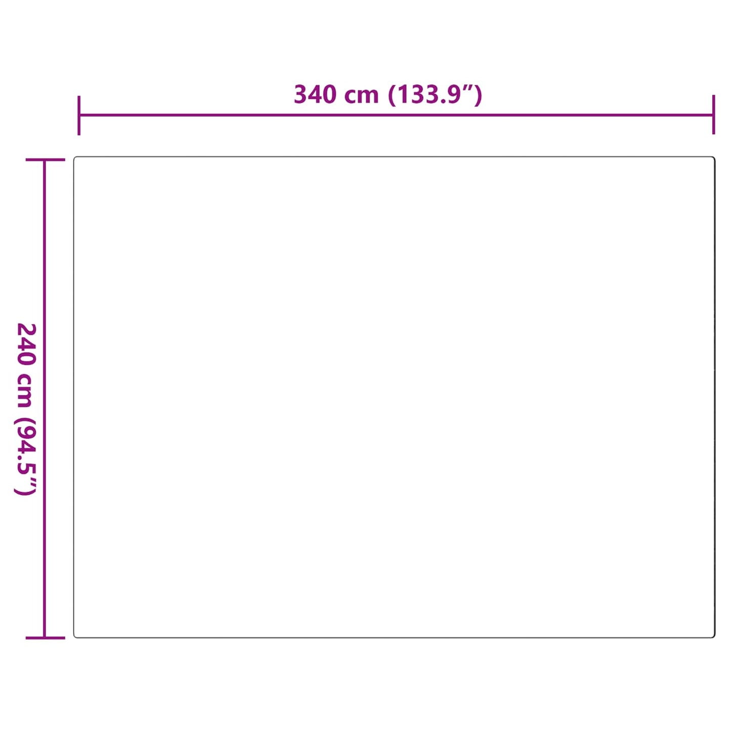 Kunstfell Hasen Teppich Olite Grau 240 x 340 cm Polyester