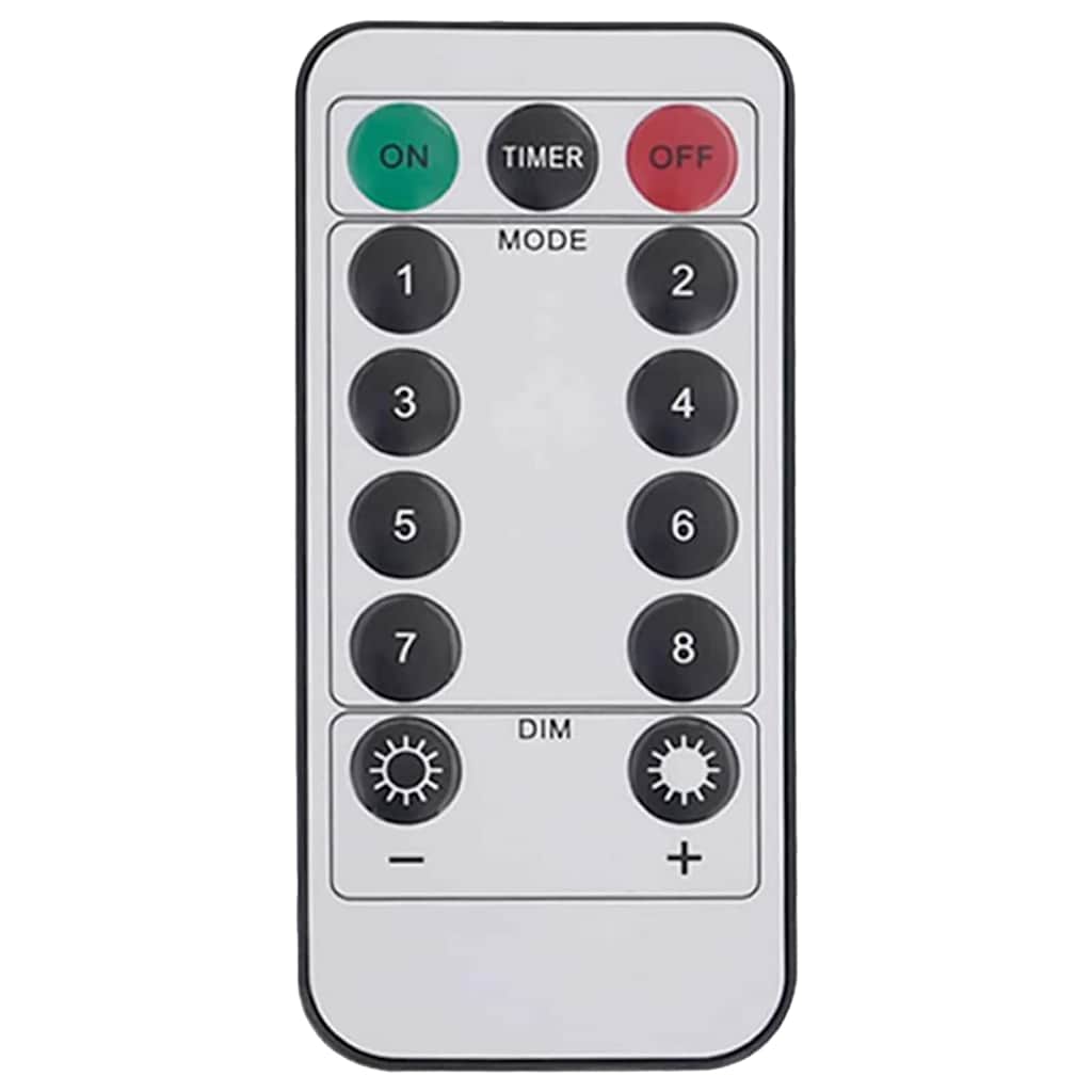 Cavo luminoso con 480 LED, bianco freddo, 20 m PVC