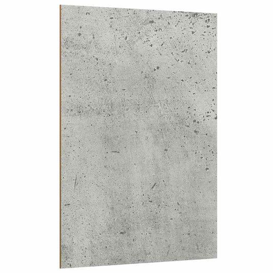 Dekoplatten 12 pcs Beton Grau 30 x 42 x 0,27 cm Holzwerkstoff