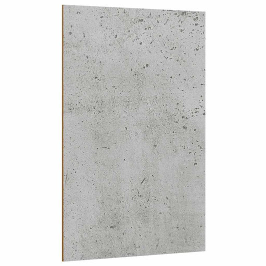 Dekoplatten 50 pcs Beton Grau 40 x 60 x 0.27 cm Holzwerkstoff