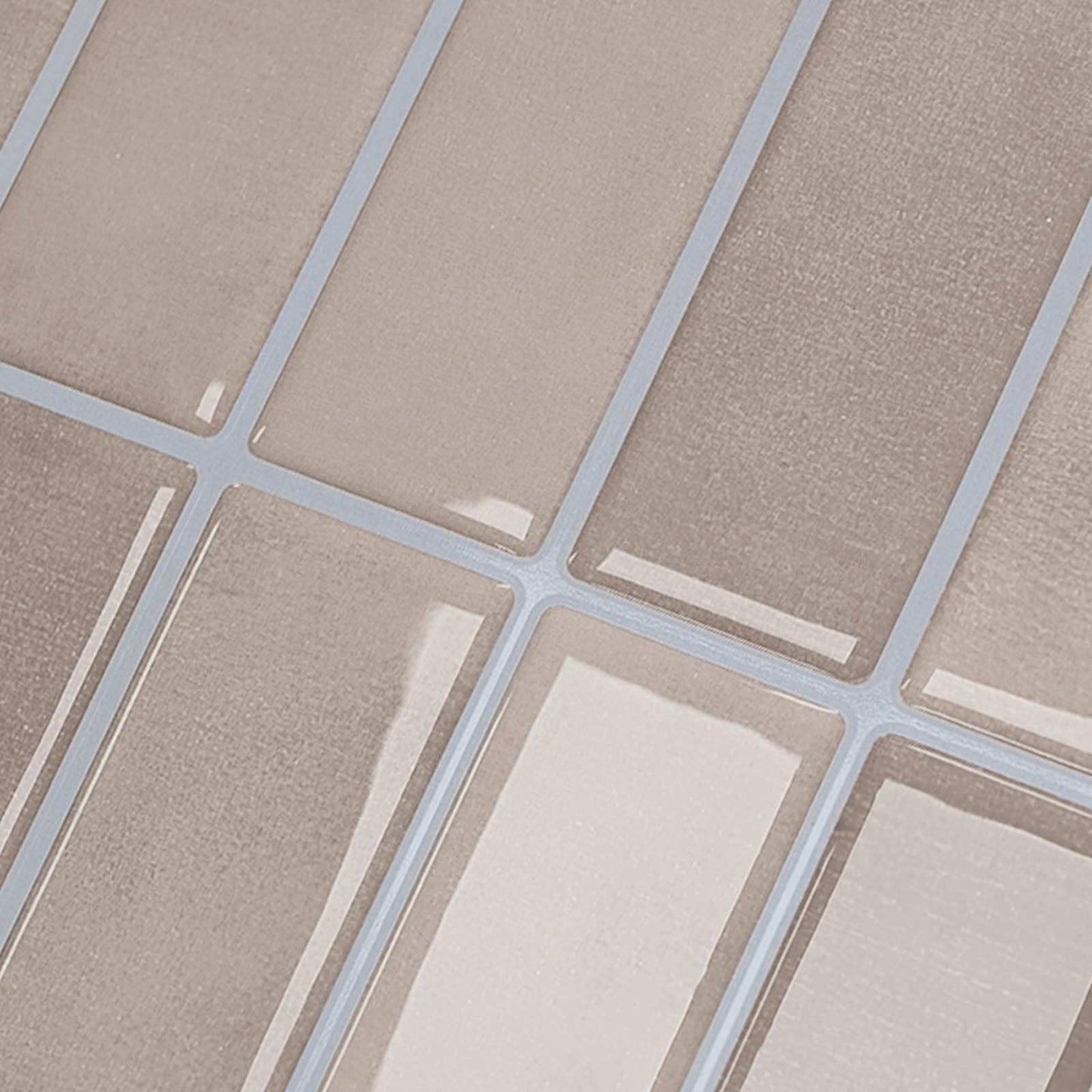 Rechteckige Fliese 10 pcs Beige Kaffee 29 x 22,9 cm