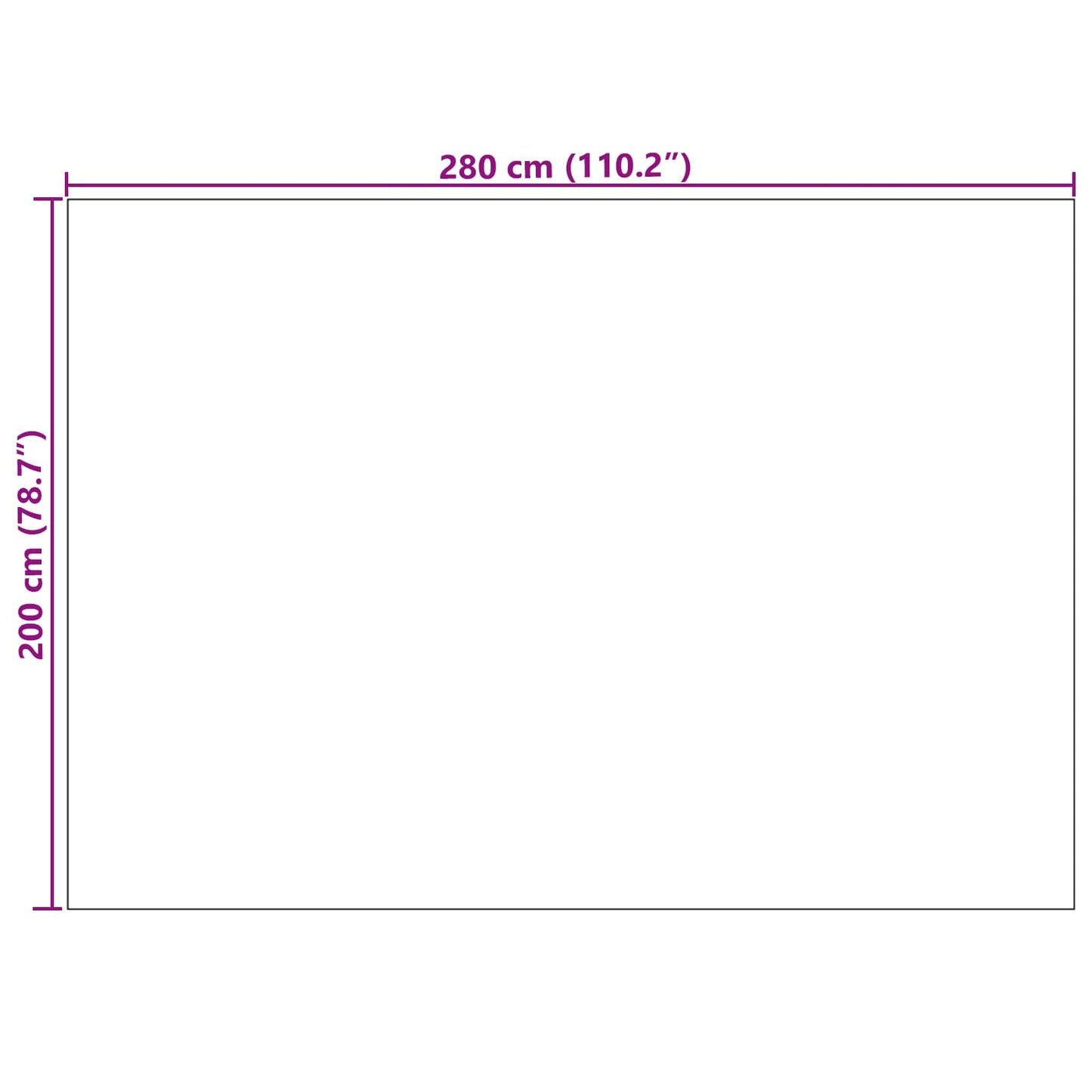 Bereichsteppiche PALMERAS Beige 280 x 200 cm Polyester