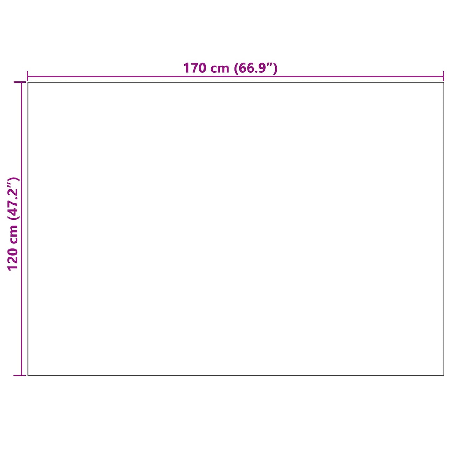 Bereichsteppiche LUGO Creme und Taupe 170 x 120 cm Polyester