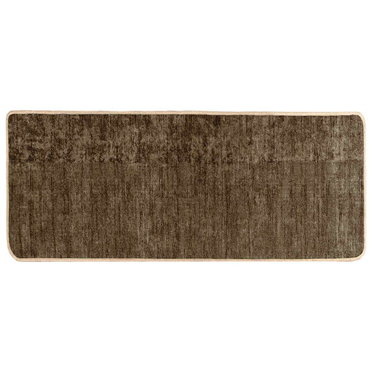 Teppichläufer MARSA Waldgrün 200 x 100 cm Polyester und PVC