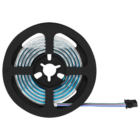 LED Streifen 4 pcs Schwarz und Transparent 90 x 0,8 x 0,3 cm