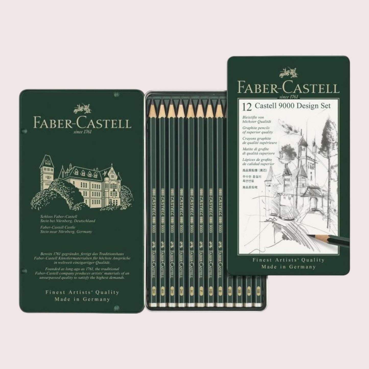 Faber-Castell Castell 9000 Design-Set – 12-teilig
