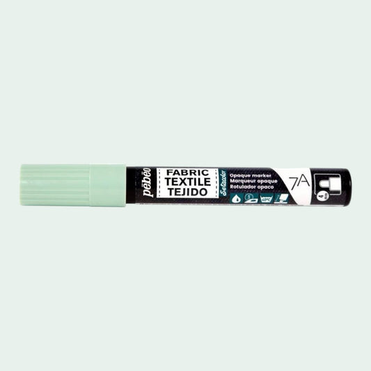 Pébéo Textil 7A Marker Opak – 4 mm Rundspitze , Pastellgrün