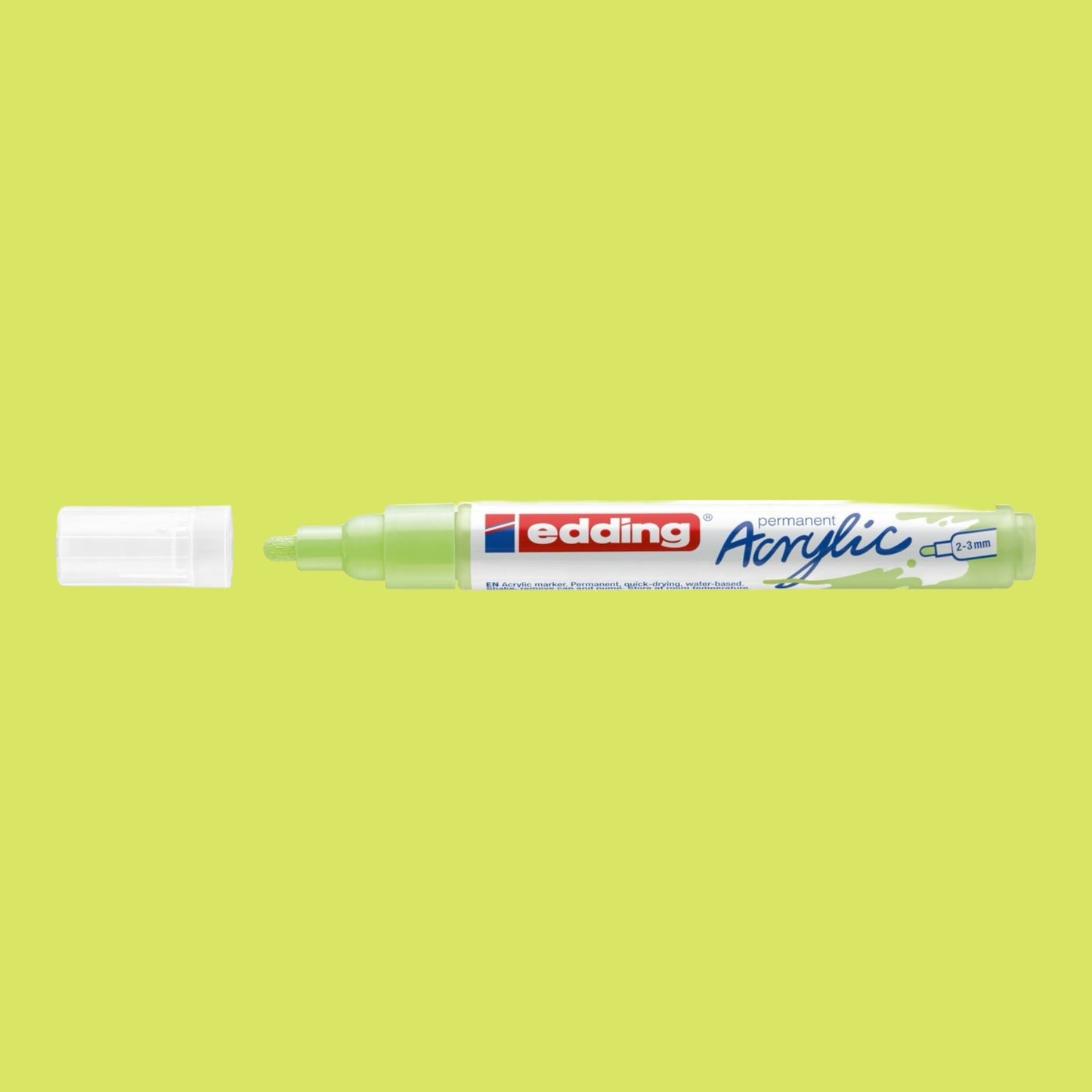 Edding 5100 Acrylmarker pastellgrün 917 , Rundspitze 2-3 mm