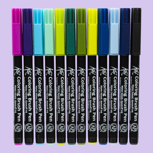 Sakura Koi Coloring Brush Pen Set, 24 Farben