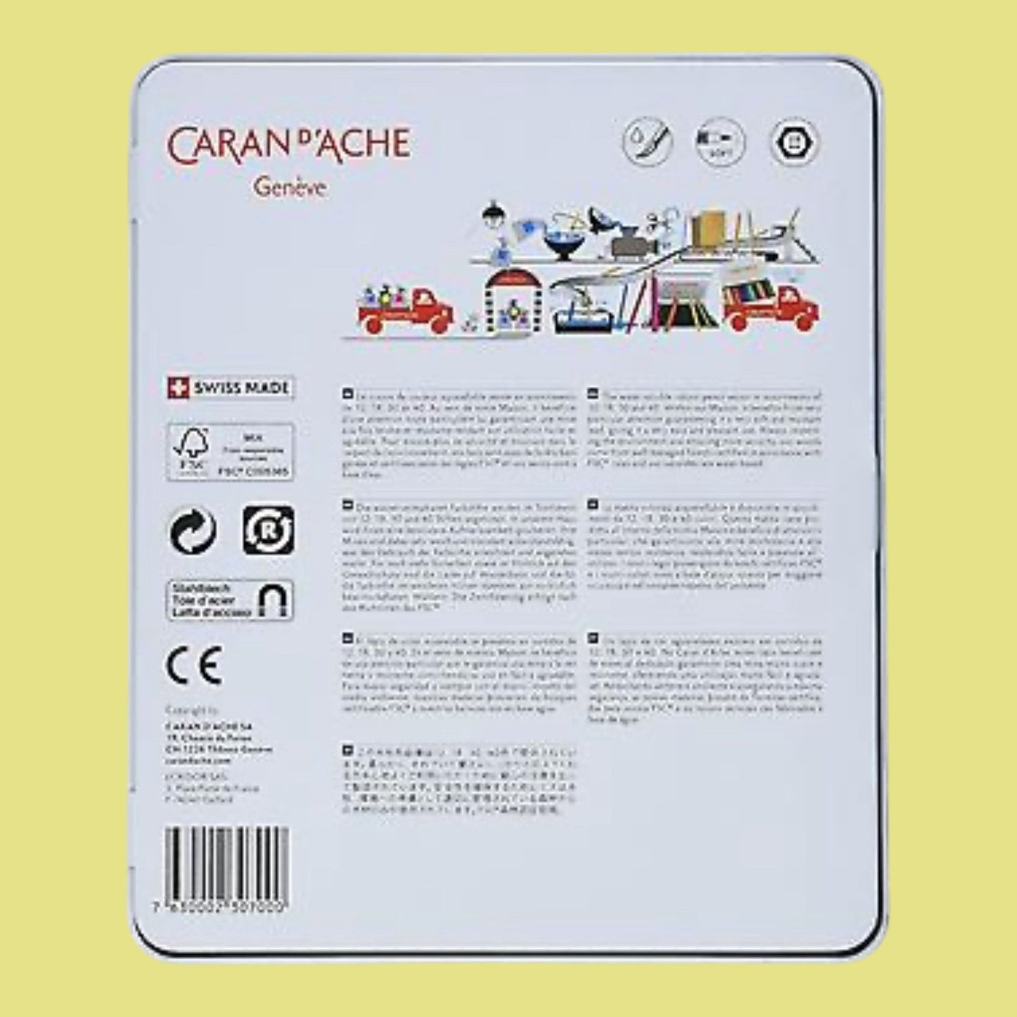 Caran d’Ache Fancolor Aquarelle – 18er Set