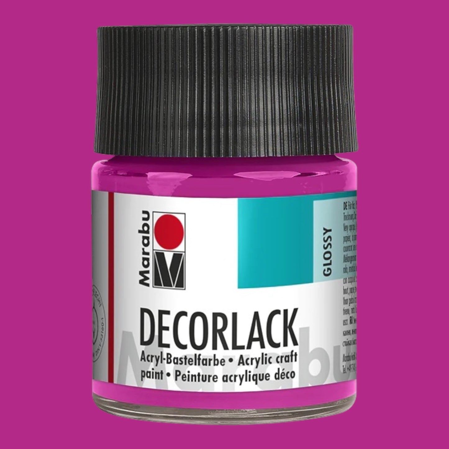 Marabu Decorlack Acryl Glanz Magenta 014