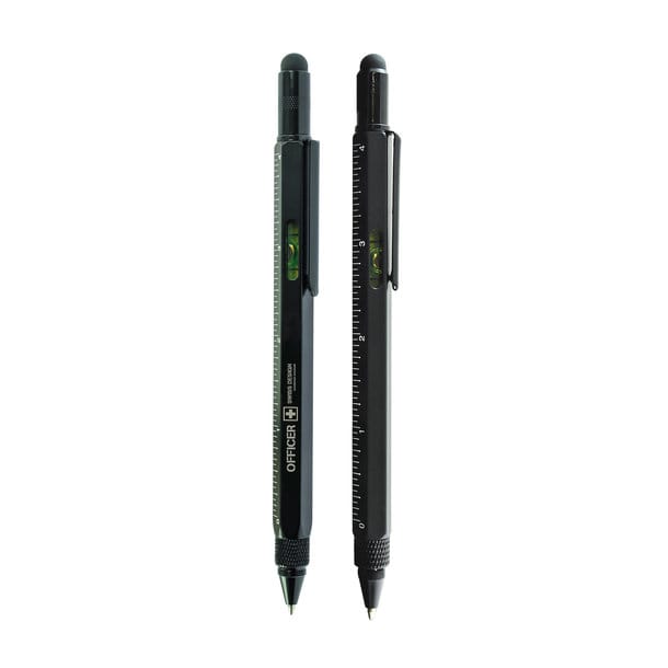 Workman's 8-in-1 Konstruktionsstift aus Messing – mit Wasserwaage