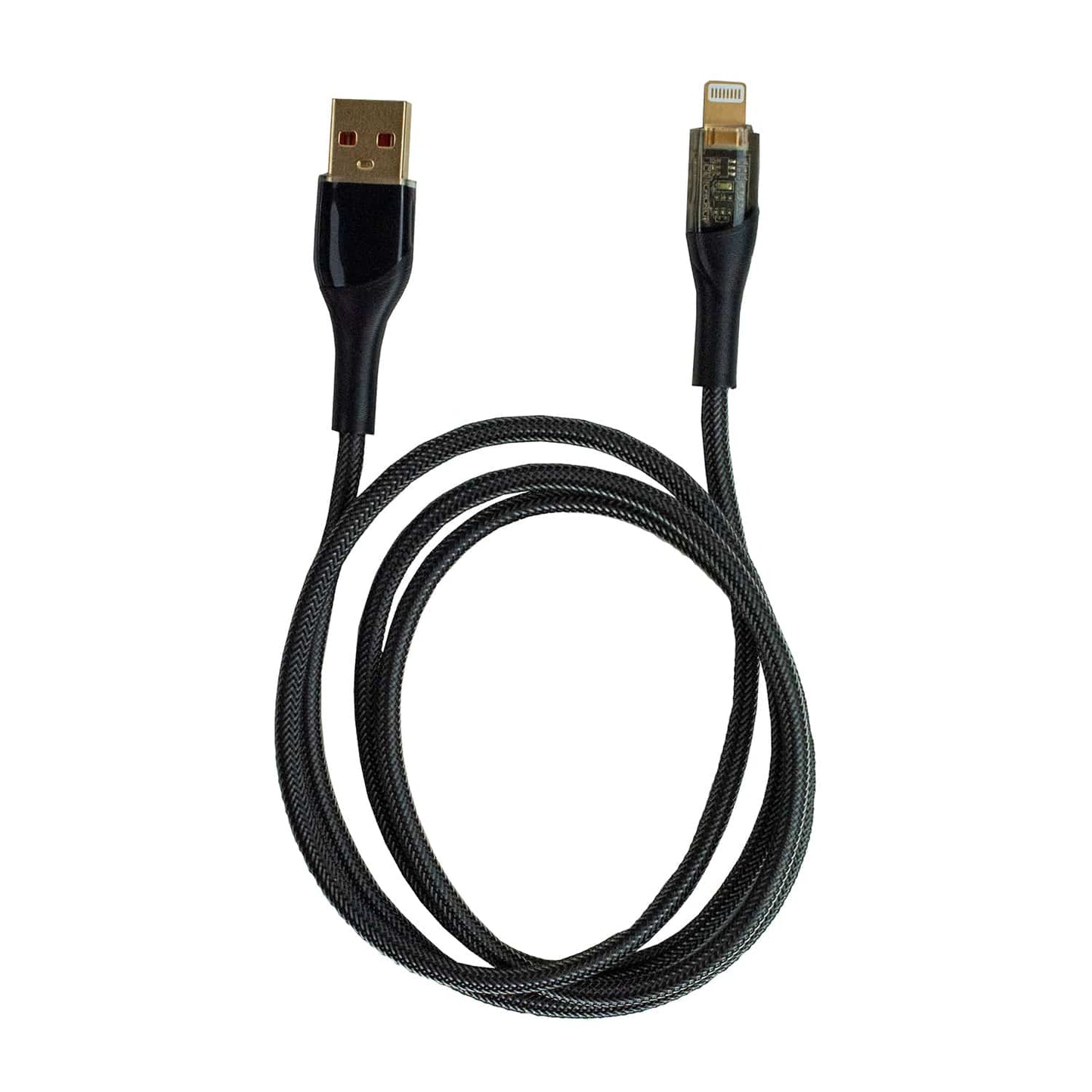 Lightning Ladekabel – 1 m, USB-A, Fast Charging, Nylongeflecht, für iPhone & iPad