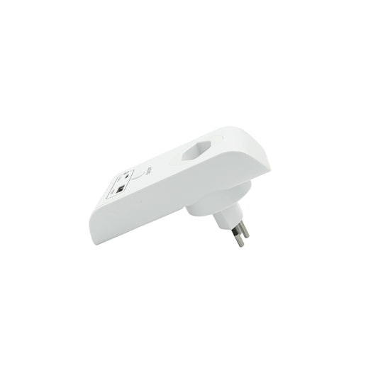3-in-1 Multistecker mit Timer – CH-Steckdose, USB-A & USB-C, Zeitschaltuhr