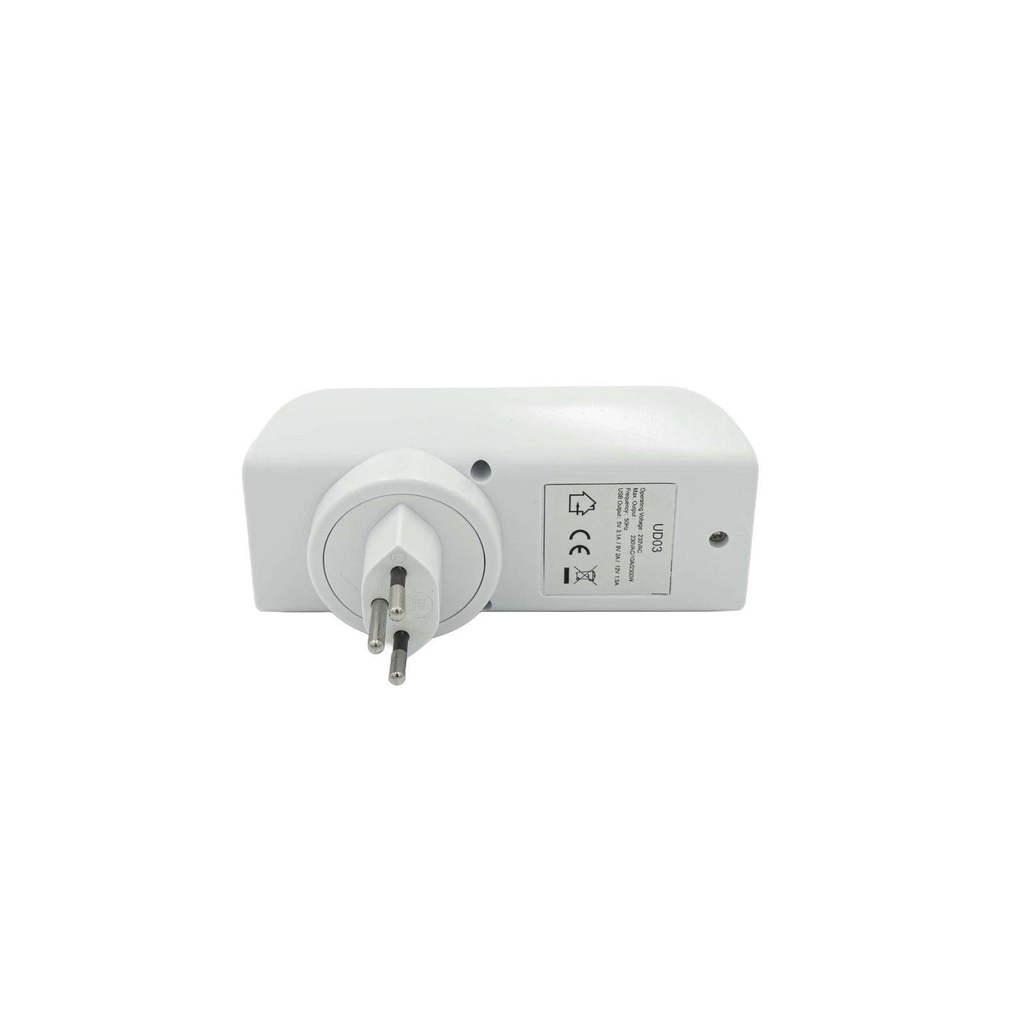 3-in-1 Multistecker mit Timer – CH-Steckdose, USB-A & USB-C, Zeitschaltuhr