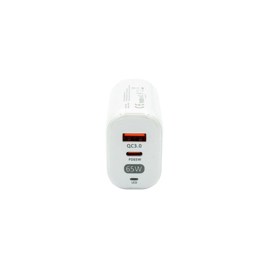 Super Fast Wall Charger 65W – USB-C 45W & USB-A 15W Schnellladegerät