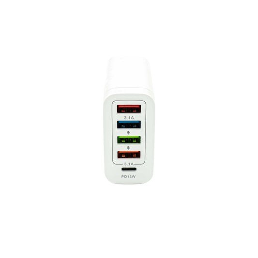 Fast Charger 5-Port – 48W, 4x USB-A & 1x USB-C Schnellladeadapter