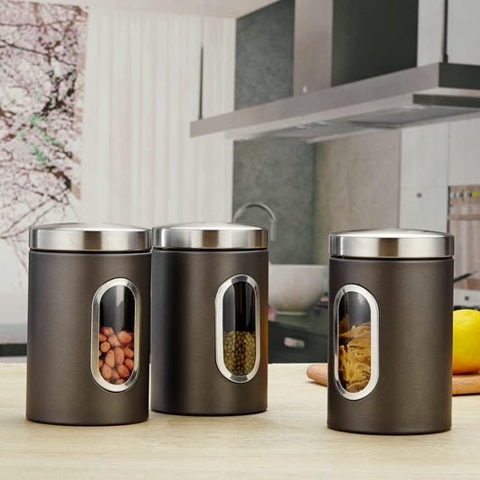 Kaffeedose – 17 cm, luftdicht für frisches Kaffeepulver & Bohnen