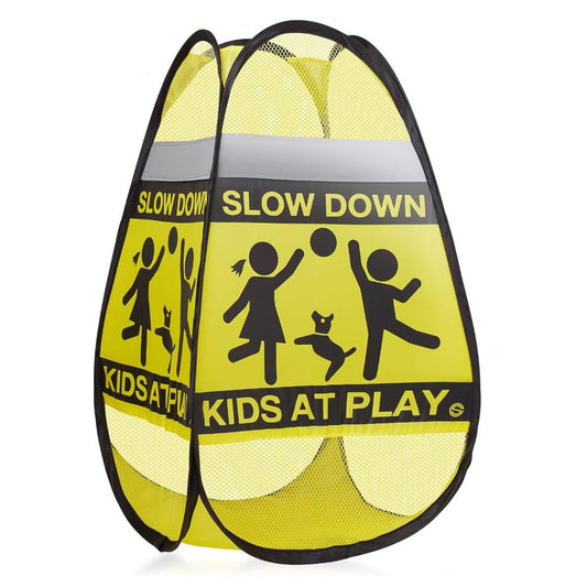 3D Strassenwarnschild – Kinderschutz, wetterfest & gut sichtbar