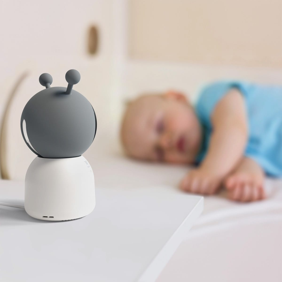 BabyGuard Babyphone – mit Fernbedienung, 2 Ladekabel & Stecker inklusive