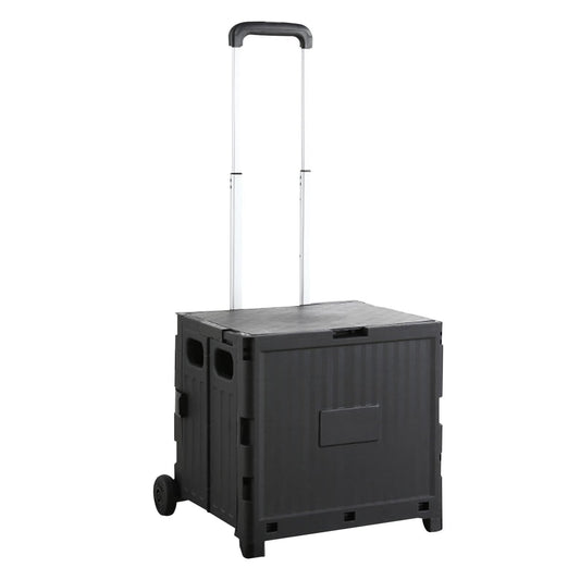 Faltbarer Einkaufstrolley 60 L – 34 x 38 x 35 cm, stabile Rollen & ergonomisch