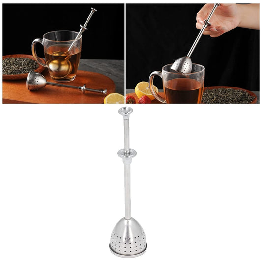 Teesieb aus Edelstahl – spülmaschinenfest, für losen Tee, Kräuter & Gewürze
