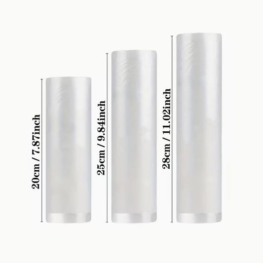 Vakuumierbeutel 3 Rollen – 20 / 25 / 28 cm × 3 m, für alle Vakuumiergeräte