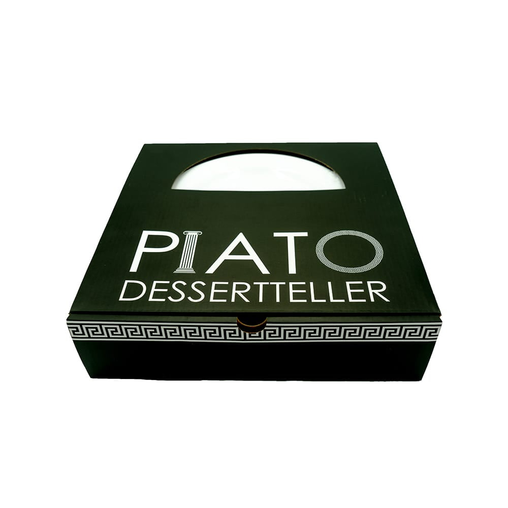 Piato Einweg-Dessertteller – 25 Stk., Ø 19 cm oder Ø 25 cm, BPA-frei, für Outdoor & Feste