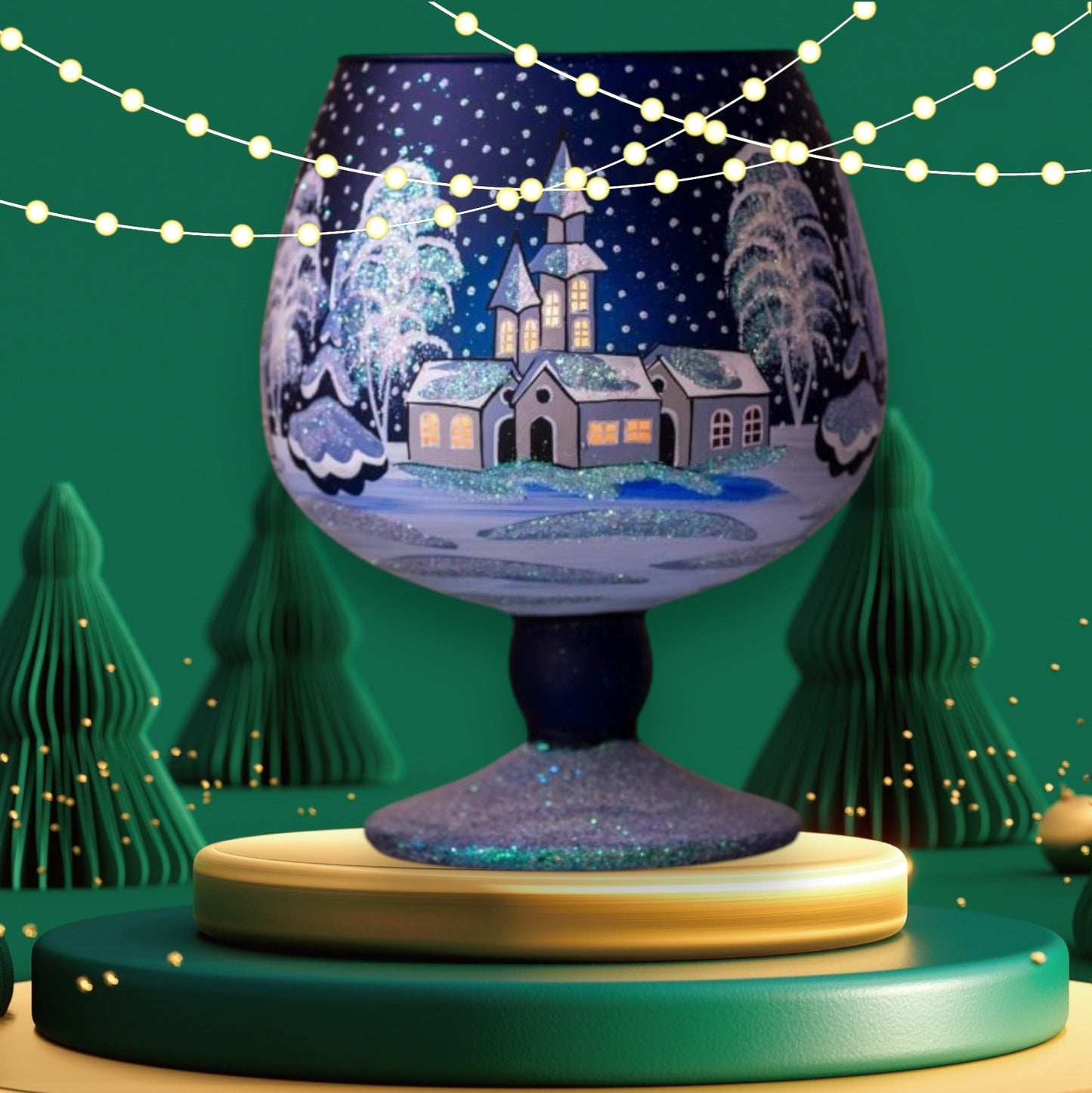 Goleo Teelichtlampe - Frosty Weekend