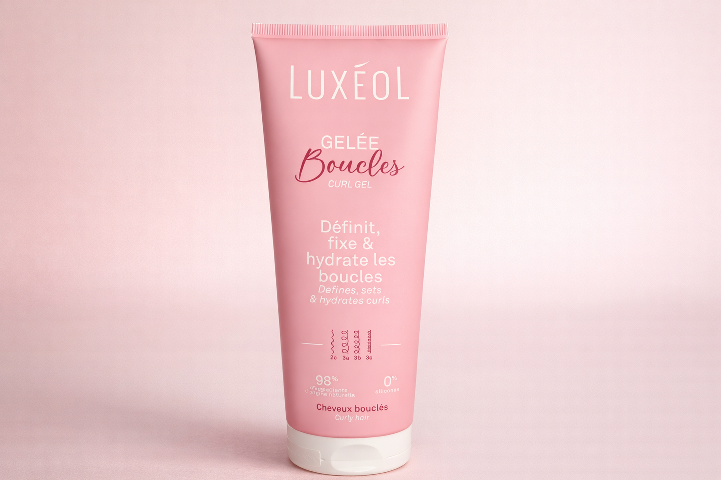 Luxéol Curl Defining Gel for Curly Hair – Hydration & Hold – 250 ml