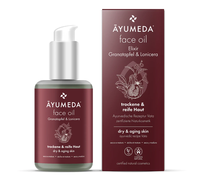 Ayumeda - Pomegranate & Loniceraface Oil - Nourishing Elixir for Dry Skin 🌟
