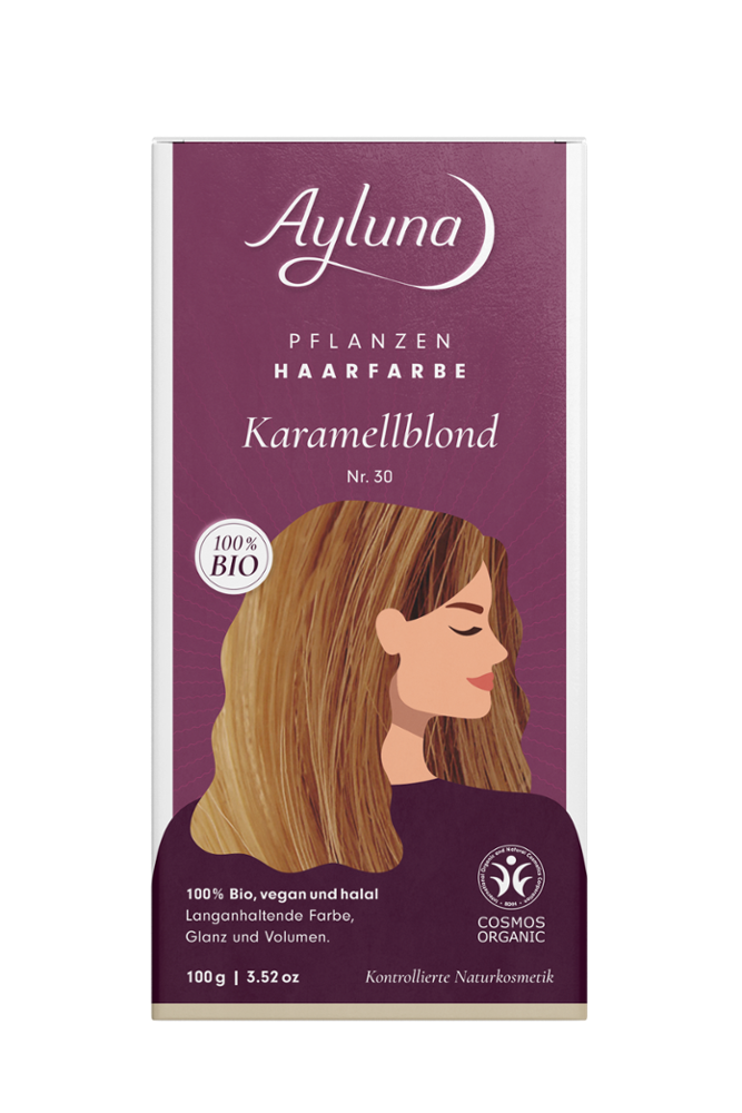Ayluna - Plant Hair Color Caramel Blonde - Luminous Shine 🌿✨