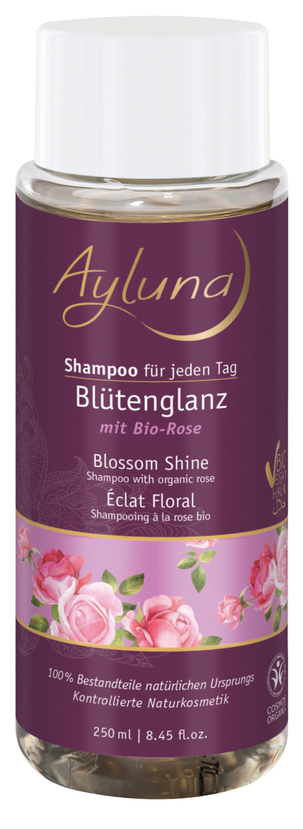 Ayluna - Blossom Shine Shampoo - Organic Rose Radiance 🌹✨