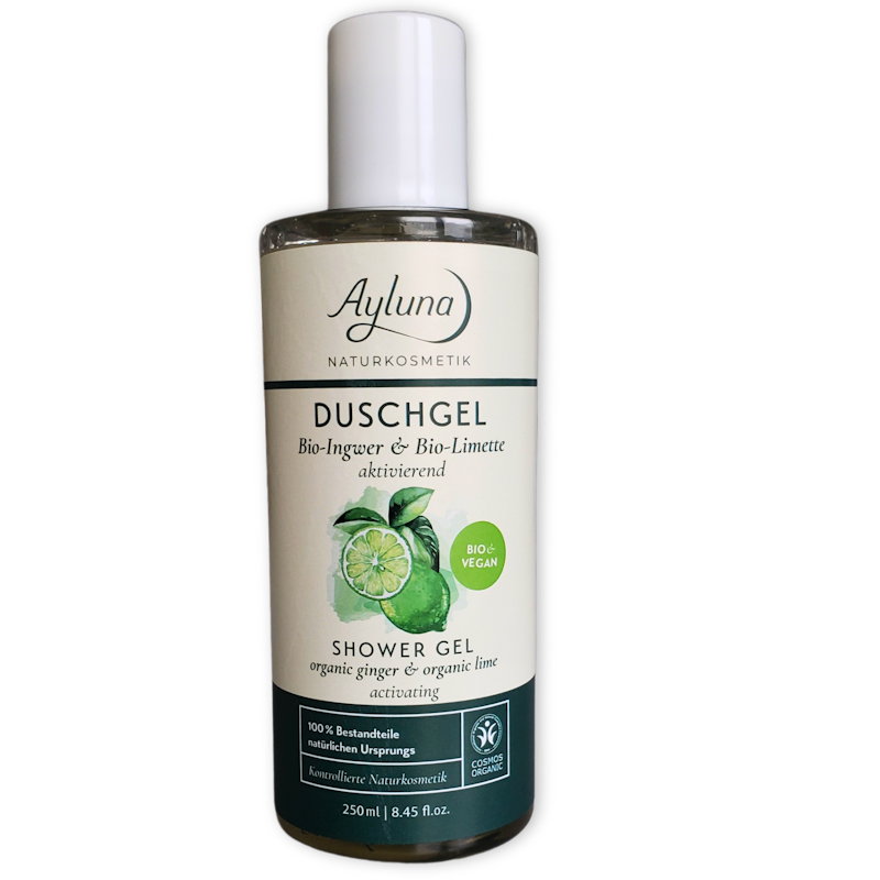 Ayluna - Organic Ginger & Lime Shower Gel - Invigorating Citrus Bliss đ