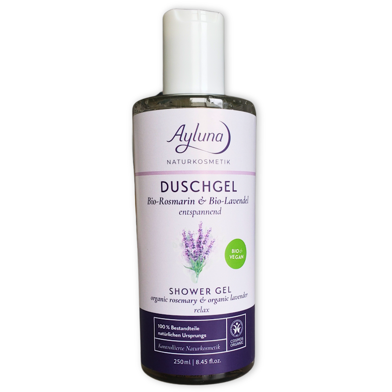 Ayluna - Organic Rosemary & Lavender Shower Gel - Revitalize Your Senses 🌿🌸