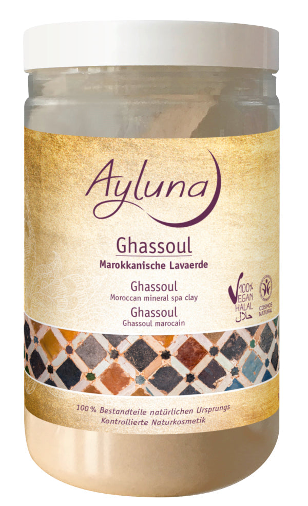 Ayluna - Moroccan Ghassoul Clay - Natural Spa Clay đżâ¨