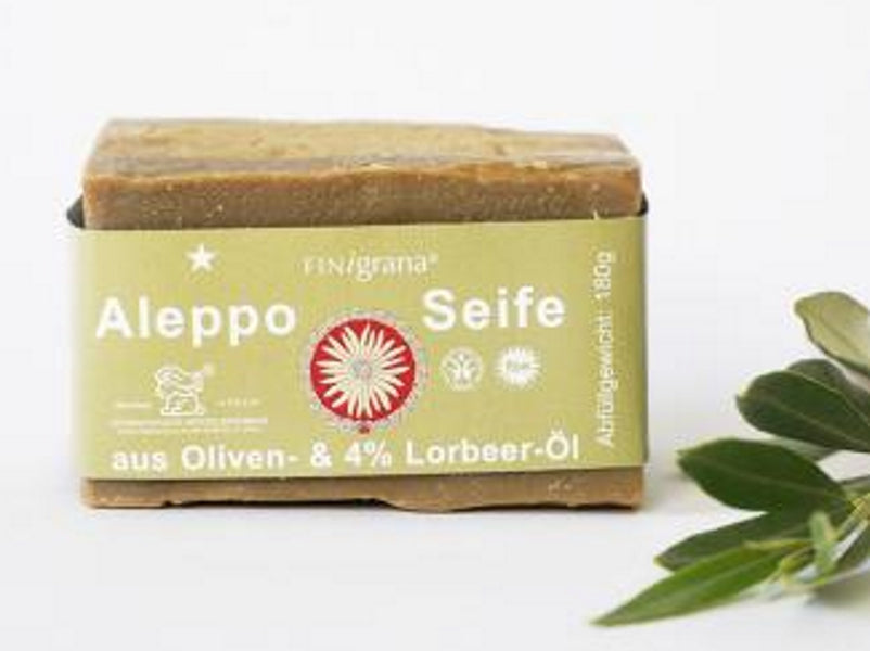 FINIGRANA - Aleppo Soap 4% Laurel Oil - Natural Body Care 🧼🌿