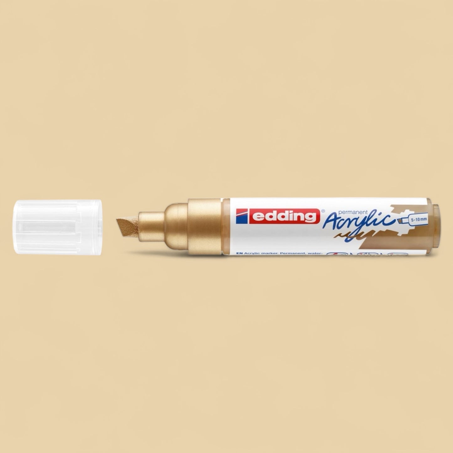 Edding 5000 Acrylmarker reichgold 924 , Keilspitze 5-10 mm