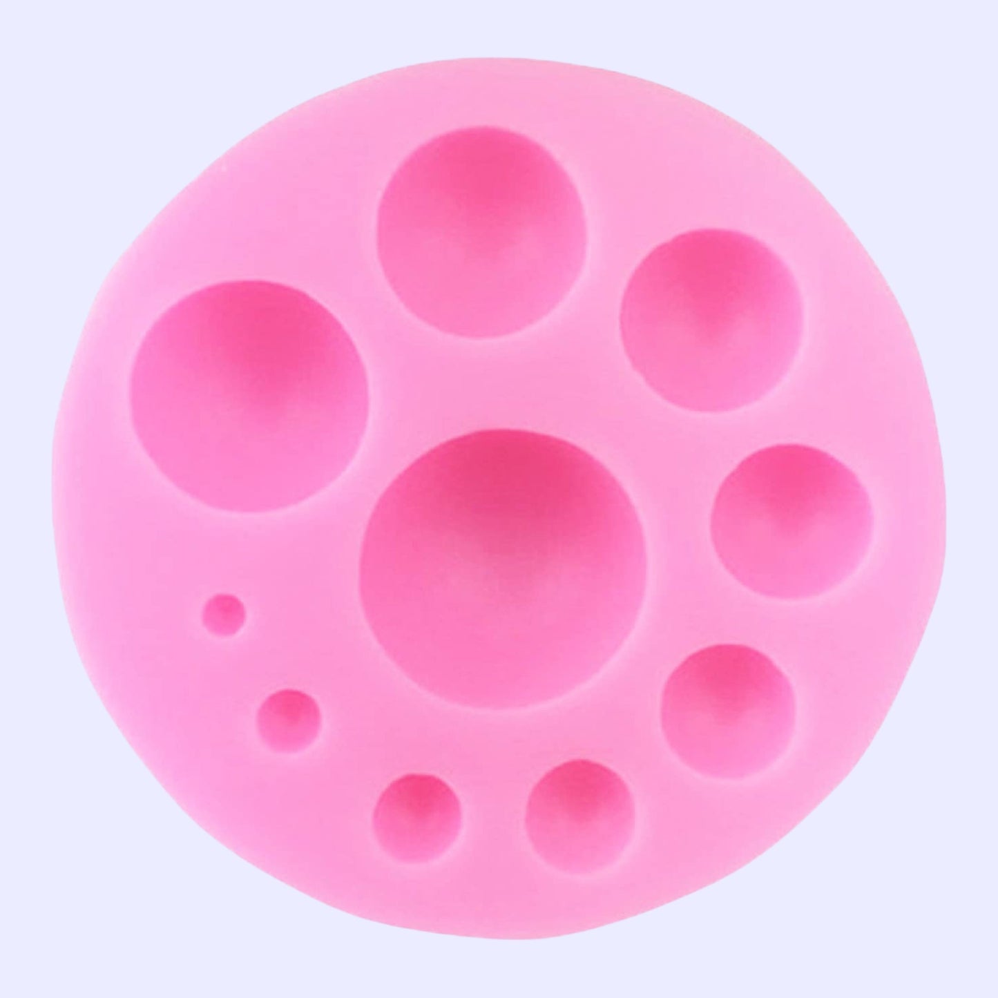 Silikonform mit Halbkreis