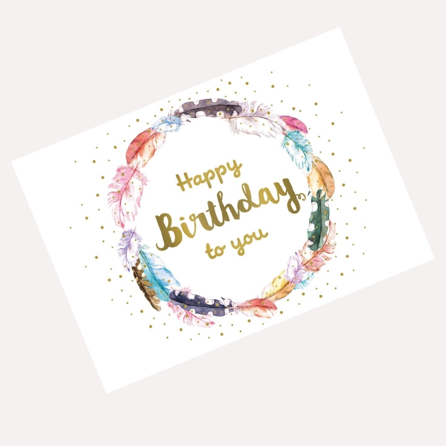 Postkarte Happy Birthday