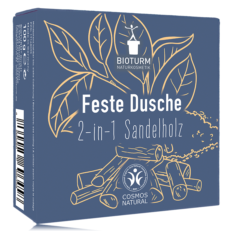 Bioturm - Feste Dusche 2-in-1 Sandalwood - Refresh & Nourish đżâ¨