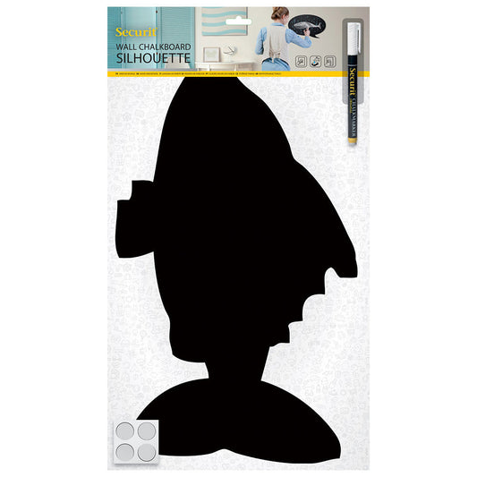 Securit® Wandkreidetafel Silhouette Fisch, 50x30cm