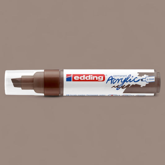 Edding 5000 Acrylmarker schokoladenbraun 907 , Keilspitze 5-10 mm