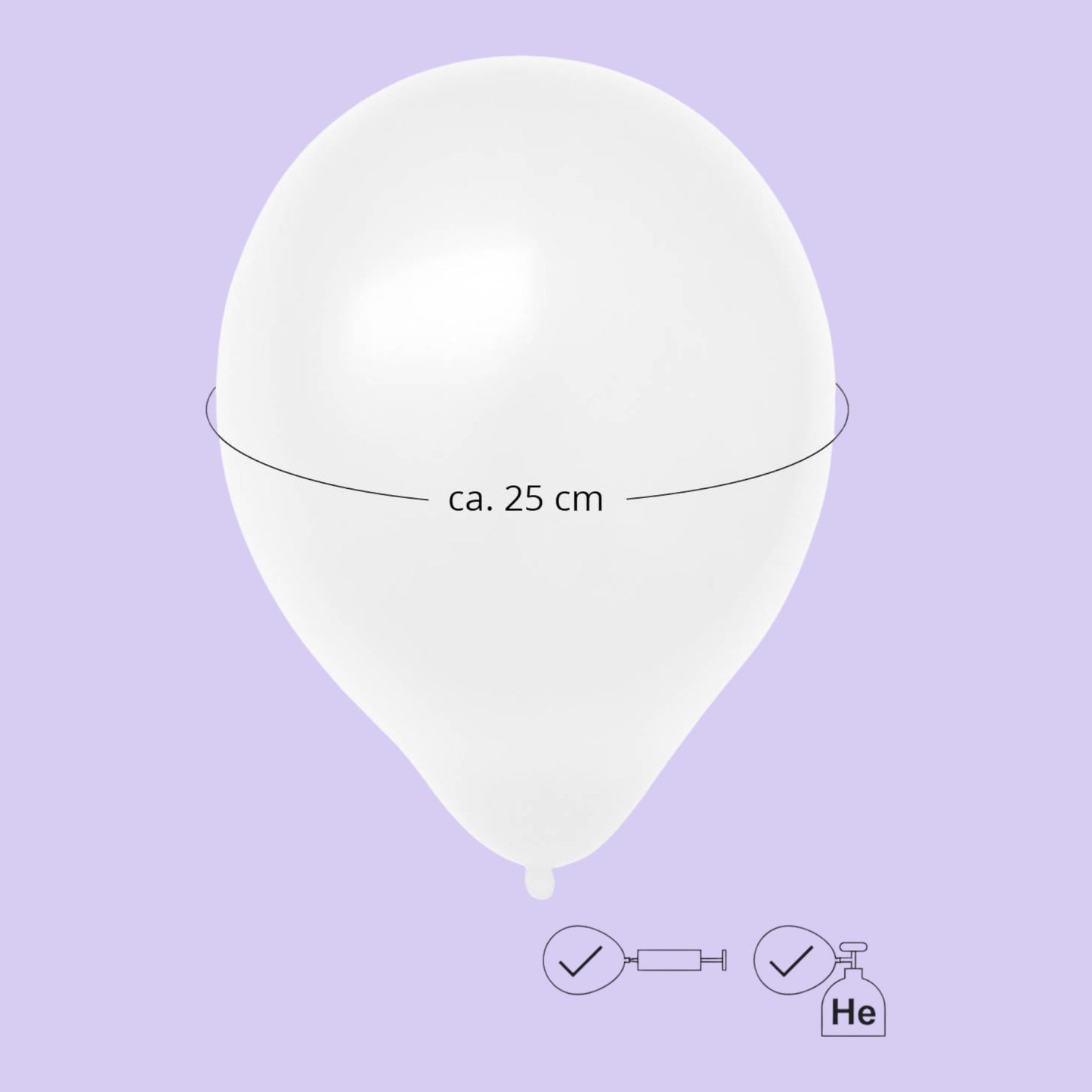 I Am Creative Luftballons, blau mix 50 Stück