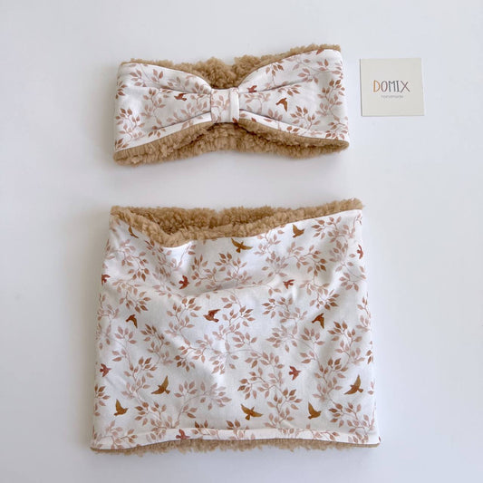 Baby Girl Headband – Floral & Cozy Fleece