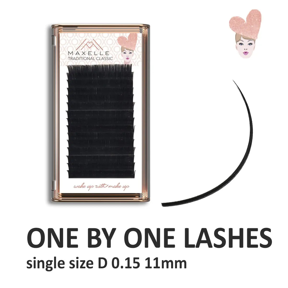 Extension ciglia in seta - D-CURL